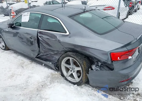 2018 Audi A5 2.0T Premium from USA, damaged, VIN WAUTNAF59JA002619